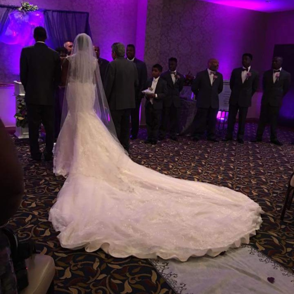 KARELINA SPOSA Couture Gown (C8075) and Veil